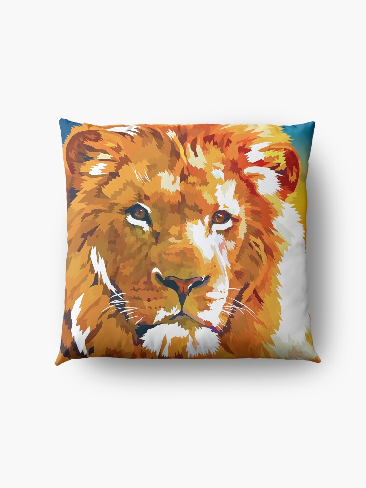 Alternate view of Lions story Floor Pillow