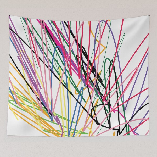 Item preview, Abstract Neon Linear Energy Burst Art designed and sold by jk.brik.