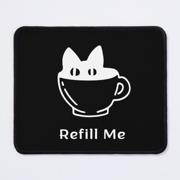 Item preview, Refill Me Cat – Funny Coffee Addict Espresso Yourself Cats Design designed and sold by ContigoART.