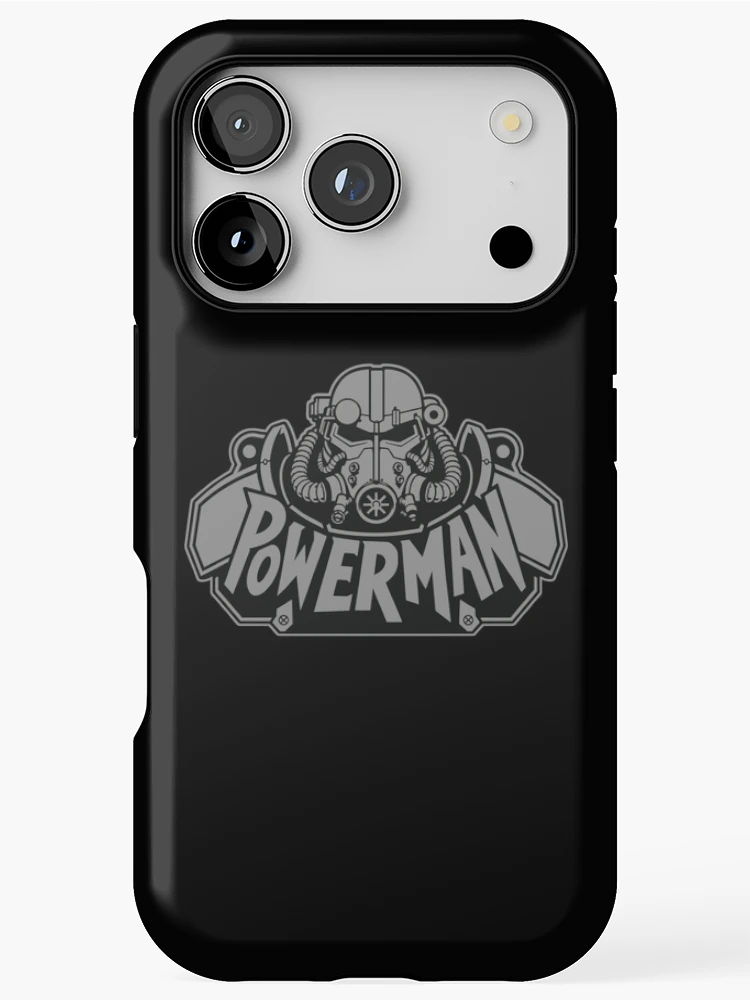 Thumbnail 1 of 4, iPhone Case, Powerman designed and sold by Sakuga Drip.