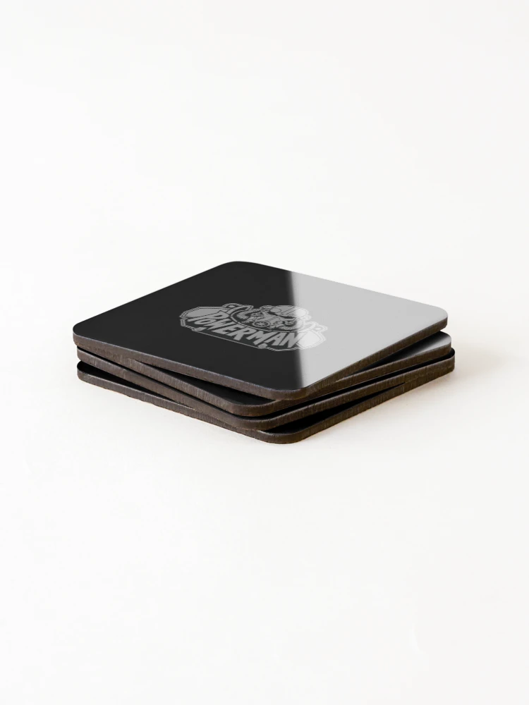 Thumbnail 4 of 5, Coasters (Set of 4), Powerman designed and sold by Sakuga Drip.