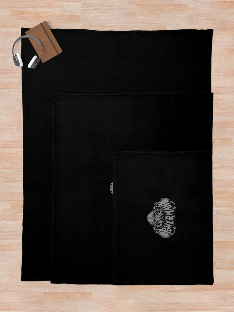 Thumbnail 5 of 6, Throw Blanket, Powerman designed and sold by Sakuga Drip.
