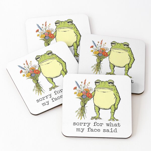Item preview, Sorry for What My face Said Frog designed and sold by charoen-design.