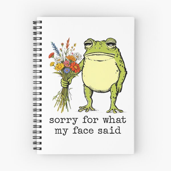 Item preview, Sorry for What My face Said Frog designed and sold by charoen-design.