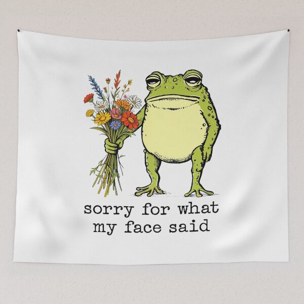 Item preview, Sorry for What My face Said Frog designed and sold by charoen-design.