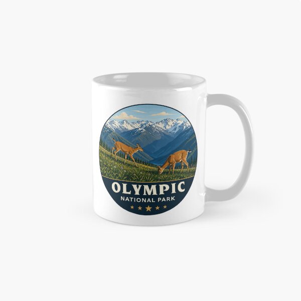 Item preview, Olympic National Park Sticker, Washington Poster designed and sold by Gideon Emmerich.
