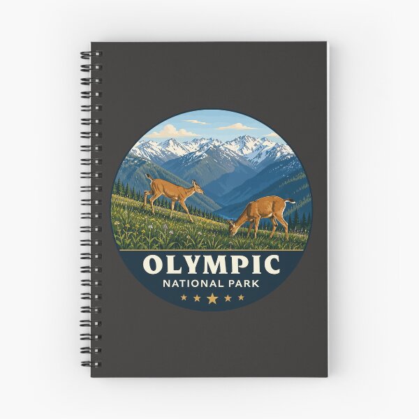 Item preview, Olympic National Park Sticker, Washington Poster designed and sold by Gideon Emmerich.