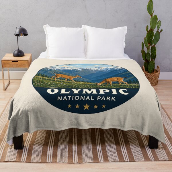 Item preview, Olympic National Park Sticker, Washington Poster designed and sold by Gideon Emmerich.