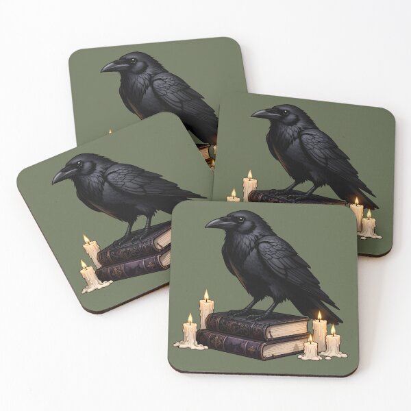 Item preview, Well-Read Raven | Dark Academia Energy designed and sold by WrenAndWhimsy.