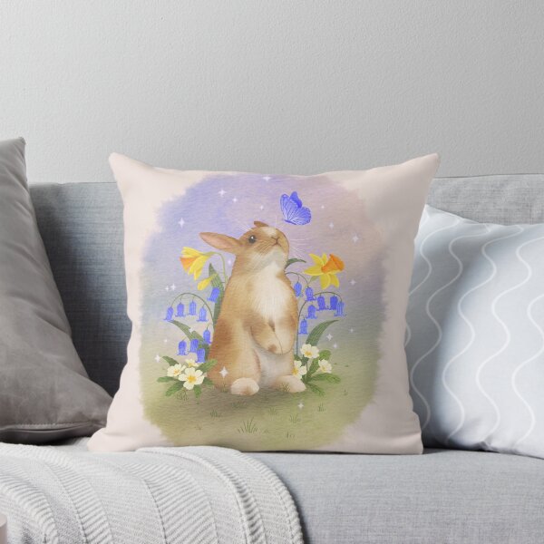 Item preview, Bunny and Spring Flowers designed and sold by Caitie-M.