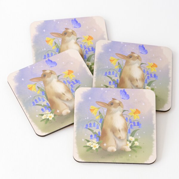 Item preview, Bunny and Spring Flowers designed and sold by Caitie-M.