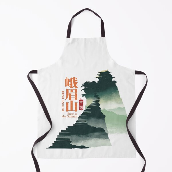 Item preview, Majestic Mount Emei Ancient Temple Vista Art designed and sold by EdvvinStudios.