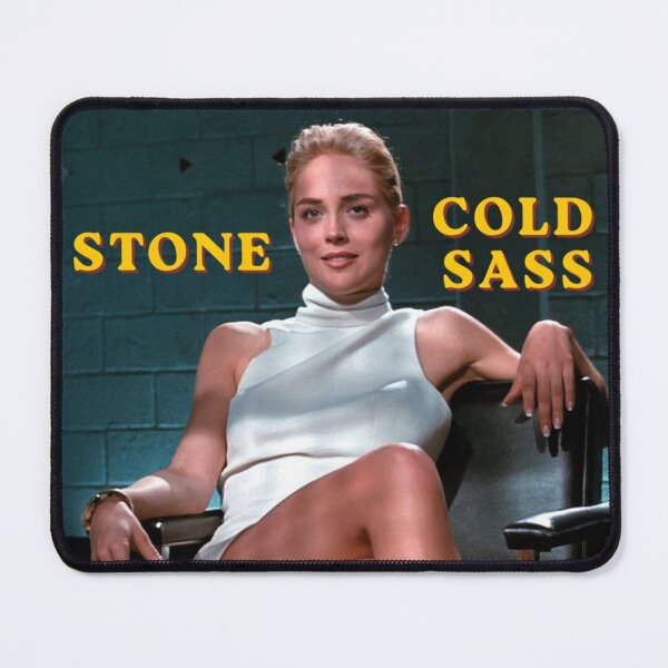 Item preview, Sharon Stone Cold Sass Iconic Meme Art designed and sold by Vicky021.