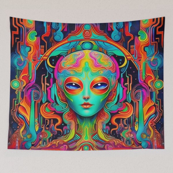 Item preview, Holy Rainbow Alien designed and sold by CuriousEcho.