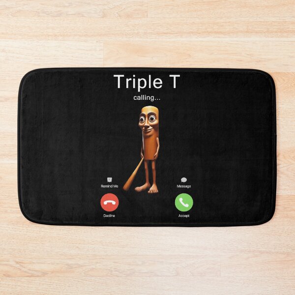 Artikelvorschau, Triple T Tung Tung Tung Sahur is Calling Lustiges Meme entworfen und verkauft von charoen-design.