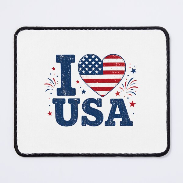 Item preview, I Love USA Patriotic Heart designed and sold by GoverArt.