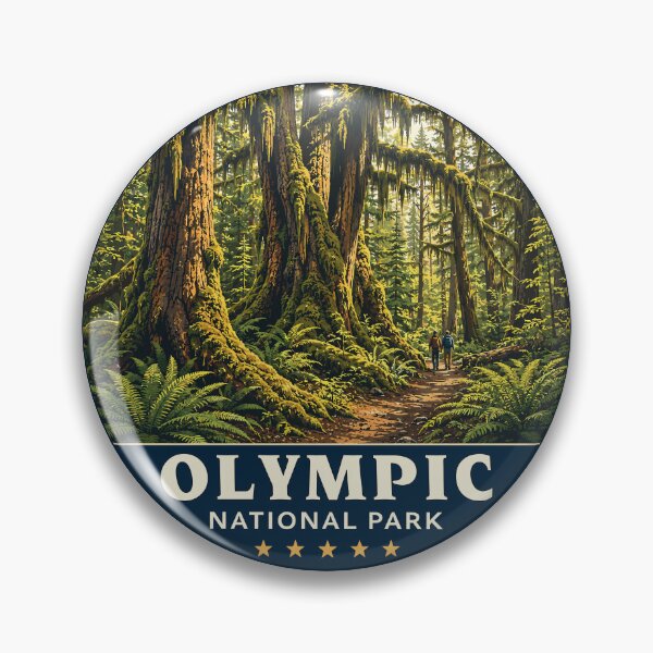 Item preview, Olympic National Park Sticker, Washington Poster designed and sold by Gideon Emmerich.