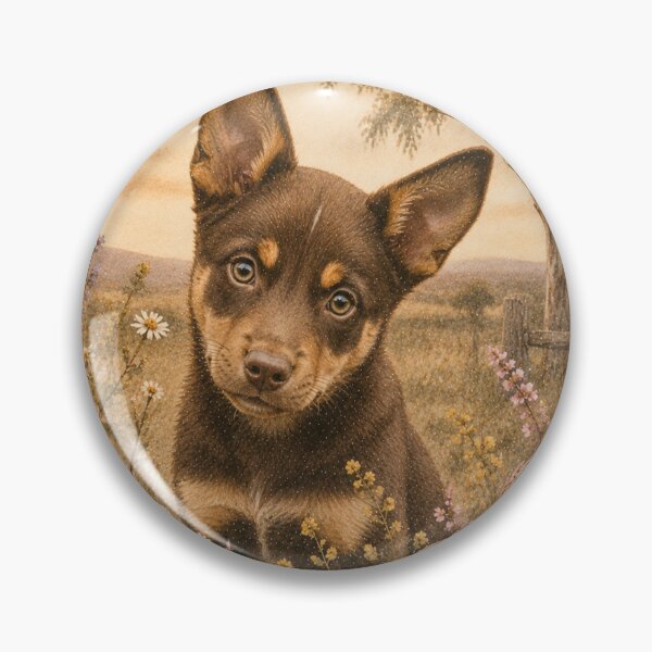 Item preview, Kelpie puppy designed and sold by bushblooms.