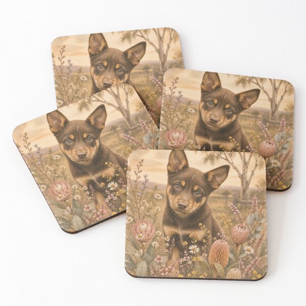 Item preview, Kelpie puppy designed and sold by bushblooms.