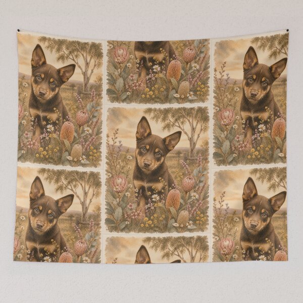 Item preview, Kelpie puppy designed and sold by bushblooms.