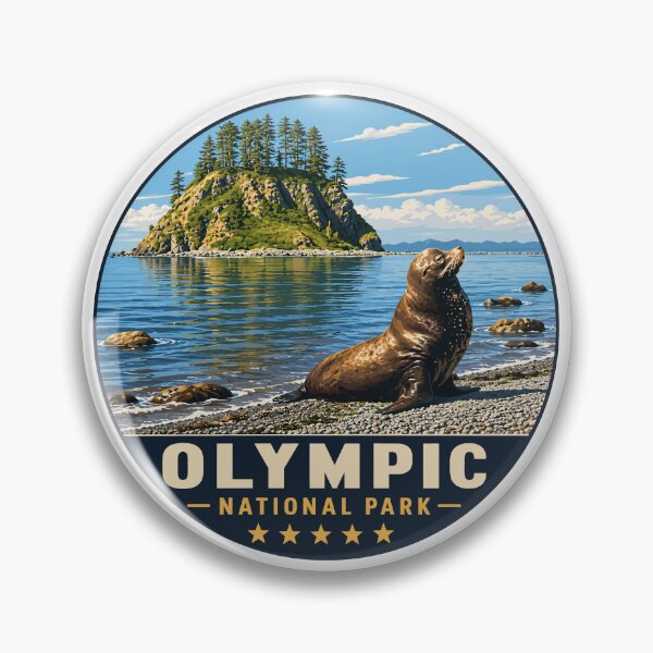 Item preview, Olympic National Park Sticker, Washington Poster designed and sold by Gideon Emmerich.