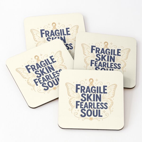 Item preview, Fragile Skin Fearless Soul - Epidermolysis Bullosa Gold Art designed and sold by BlackSector77.