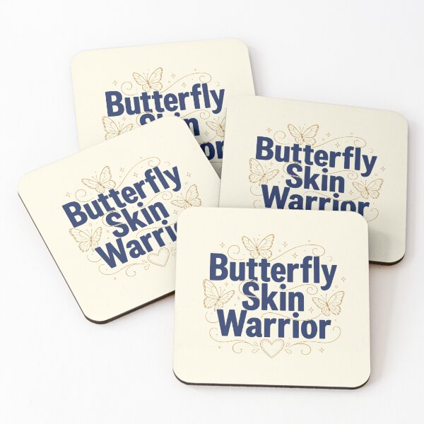 Item preview, Butterfly Skin Warrior - Epidermolysis Bullosa Gold Art designed and sold by BlackSector77.