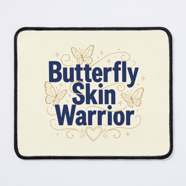 Item preview, Butterfly Skin Warrior - Epidermolysis Bullosa Gold Art designed and sold by BlackSector77.