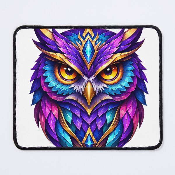 Item preview, Cosmic Jewel Owl designed and sold by syotos-ai.