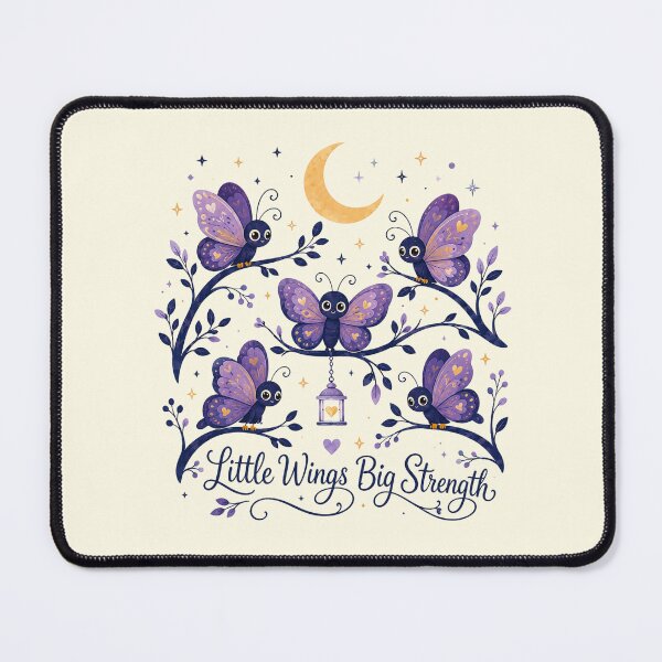 Item preview, Little Wings Big Strength - Epidermolysis Bullosa Awareness designed and sold by BlackSector77.