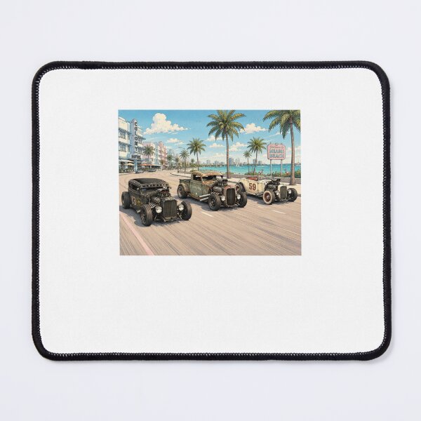 Item preview, Rat Rods on Ocean Drive – Vintage Hot Rod Coastal designed and sold by Fleetwood1994.