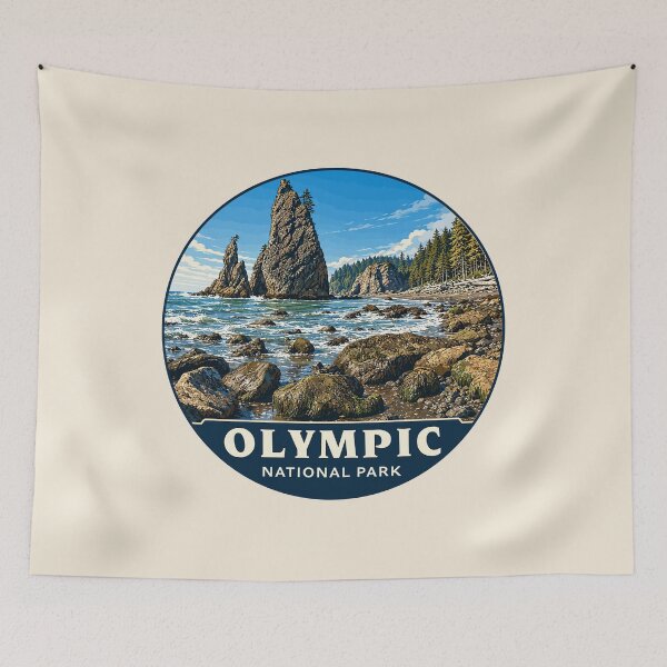 Item preview, Copy of Olympic National Park Sticker, Washington Poster designed and sold by Gideon Emmerich.
