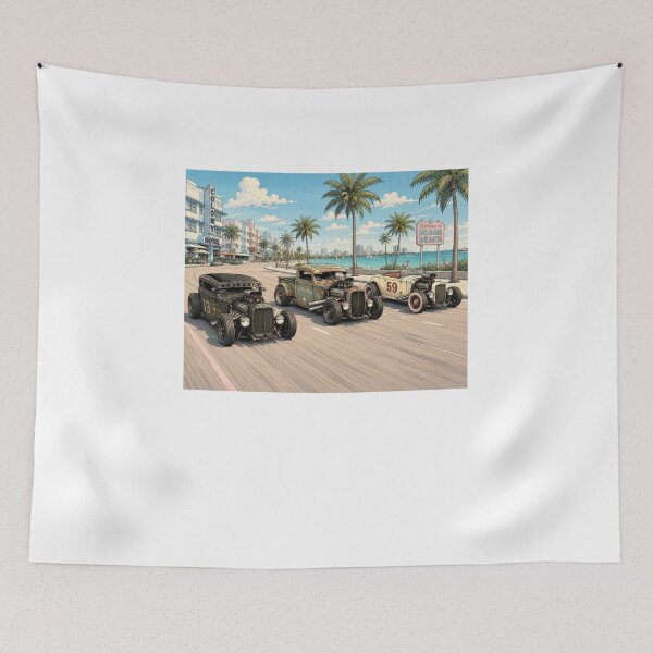 Item preview, Rat Rods on Ocean Drive – Vintage Hot Rod Coastal designed and sold by Fleetwood1994.