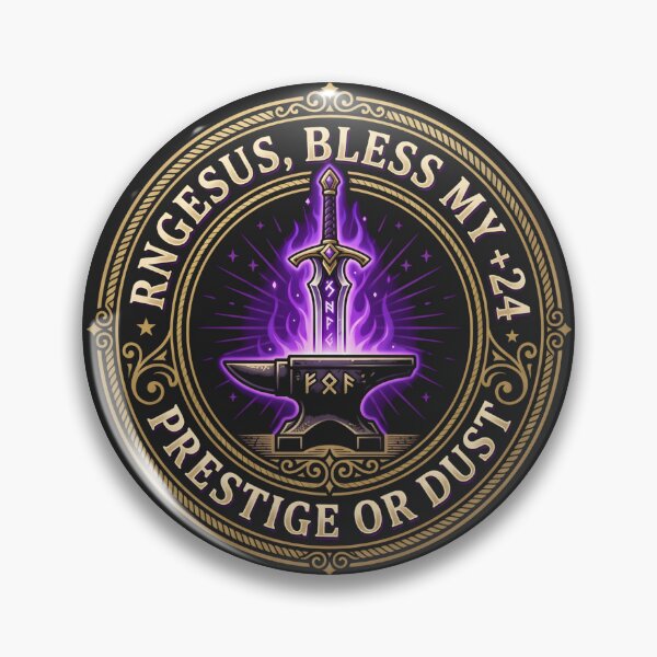 Item preview, RNGesus Gaming Prayer Fantasy Weapon Upgrade MMO Crafting Luck designed and sold by SplashTastic.