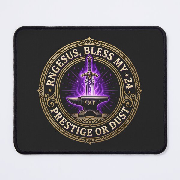 Item preview, RNGesus Gaming Prayer Fantasy Weapon Upgrade MMO Crafting Luck designed and sold by SplashTastic.
