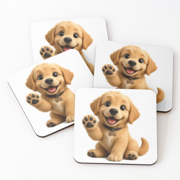 Item preview, Cute Happy Puppy Cartoon Dog Sticker Design designed and sold by WX-ST.