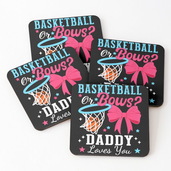 Item preview, Basketball or Bows Gender Reveal Party Daddy Loves You designed and sold by allistermariam.