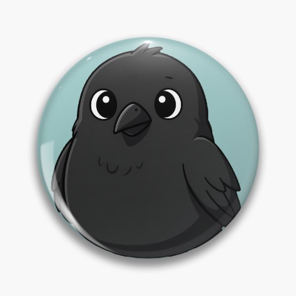Item preview, Happy Crow, Smug Little Overachiever designed and sold by WrenAndWhimsy.