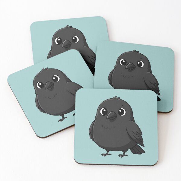 Item preview, Happy Crow, Smug Little Overachiever designed and sold by WrenAndWhimsy.