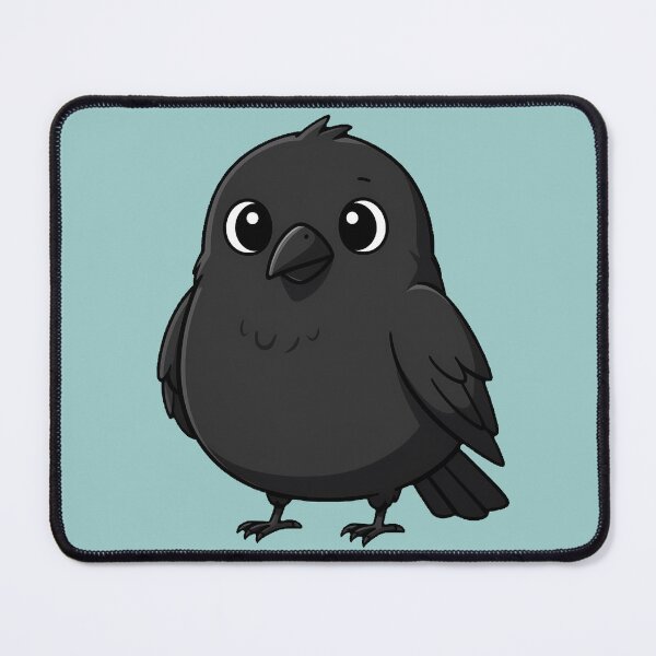 Item preview, Happy Crow, Smug Little Overachiever designed and sold by WrenAndWhimsy.