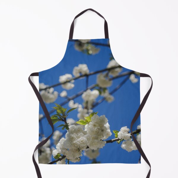 Item preview, White Cherry Blossoms Against a Clear Blue Sky designed and sold by pigeonlovrs.