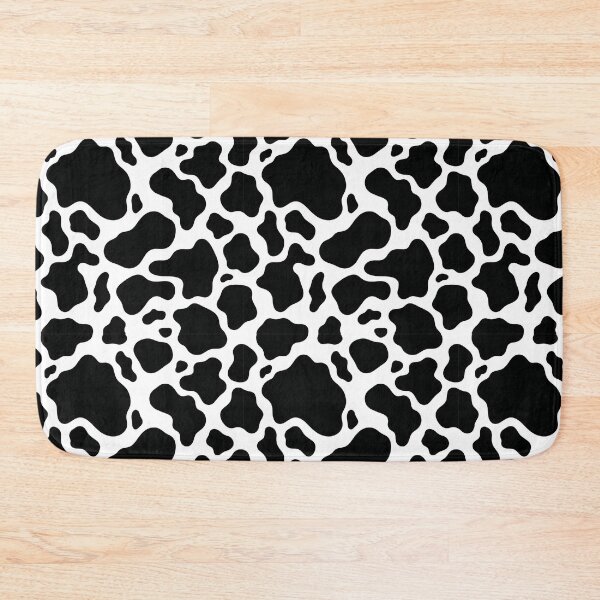 Item preview, Seamless Cow Print Pattern Classic Animal Texture Bold Monochrome Spots designed and sold by SplashTastic.