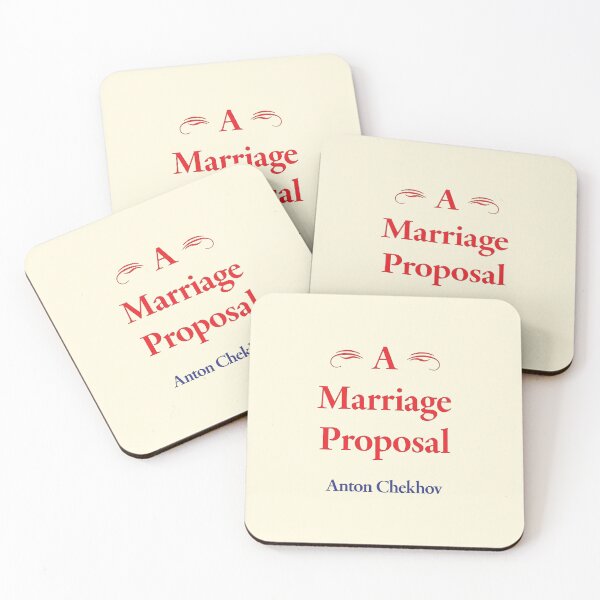 Item preview, Anton Chekhov, A Marriage Proposal designed and sold by CharlottePlaceArt.