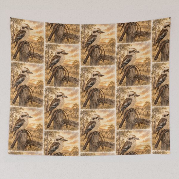 Item preview, Kookaburra and Stock Whip designed and sold by bushblooms.