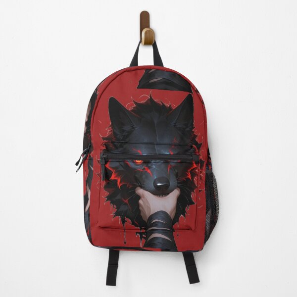 Item preview, Gothic Black Wolf Head Glowing Red Eyes designed and sold by BLUESKY11a.