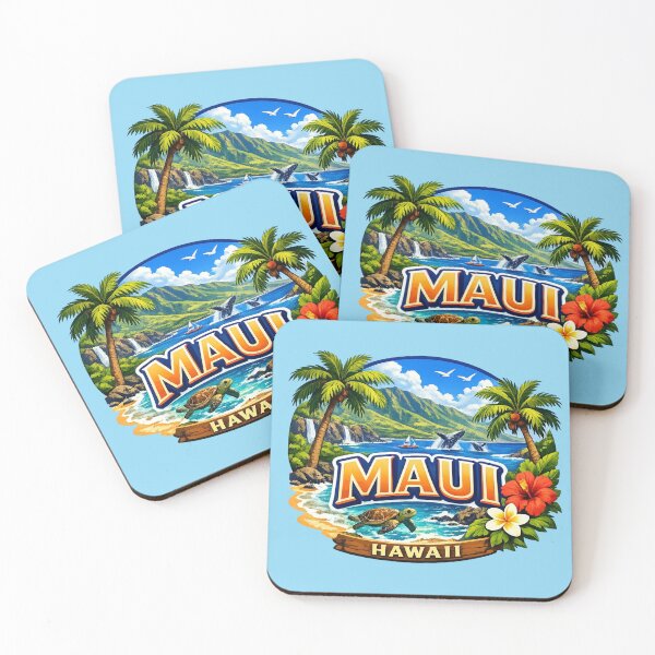 Item preview, Maui, Hawaii - Tropical Island Paradise designed and sold by Myra365Art.