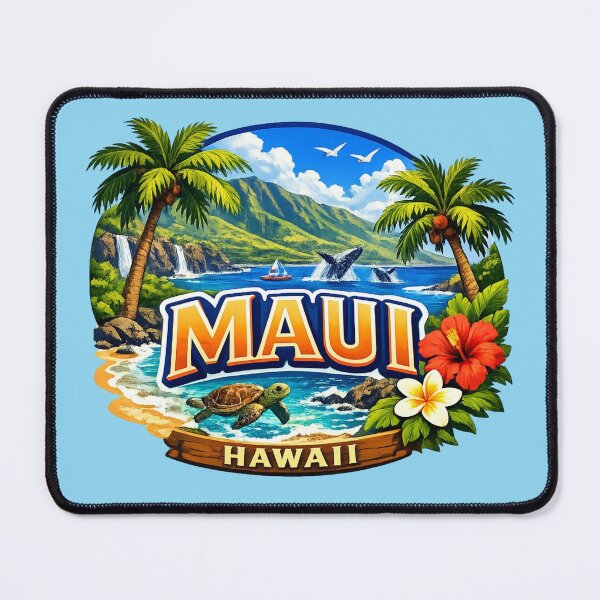 Item preview, Maui, Hawaii - Tropical Island Paradise designed and sold by Myra365Art.
