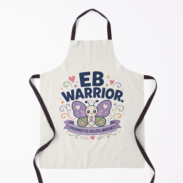 Item preview, EB Warrior - Epidermolysis Bullosa Awareness Ribbon designed and sold by BlackSector77.