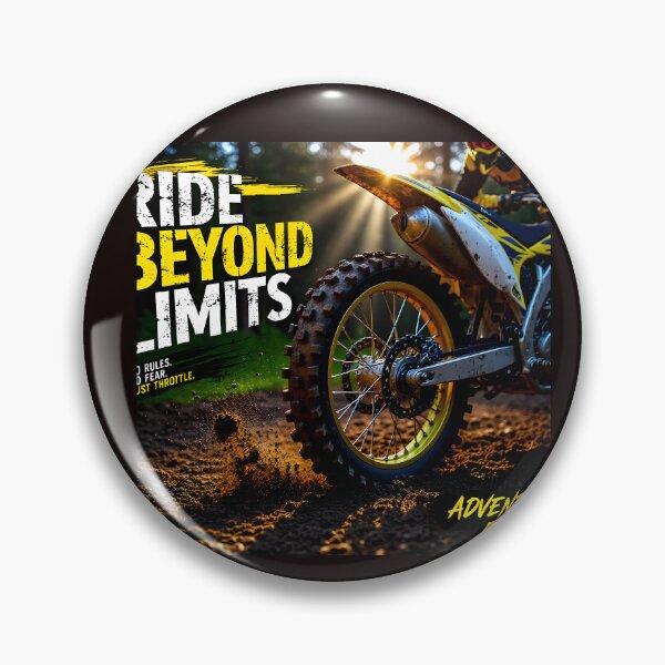 Item preview, Strategic Disfluency Dirt Bike Poster | Curiosity Gap Motocross Art & Off-Road Shop Decor designed and sold by Creative-RE.