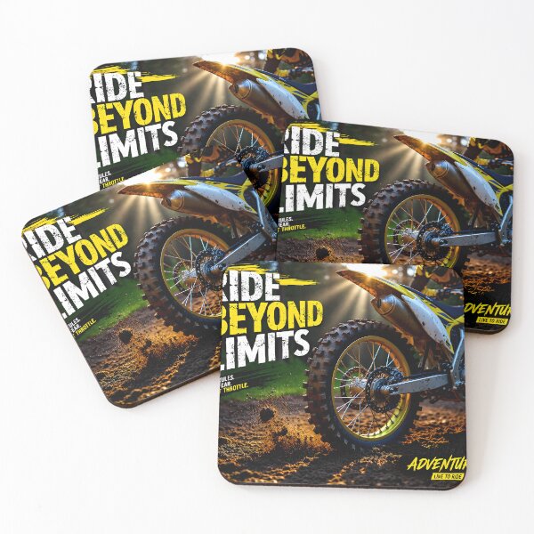 Item preview, Strategic Disfluency Dirt Bike Poster | Curiosity Gap Motocross Art & Off-Road Shop Decor designed and sold by Creative-RE.
